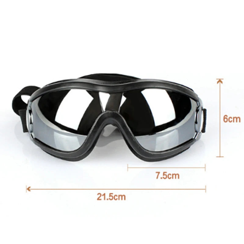 Outdoor Dog Sunglasses UV Protection Windproof Goggles Pet Eye Wear Dog Swimming Skating Glasses Dog Grooming Glasses