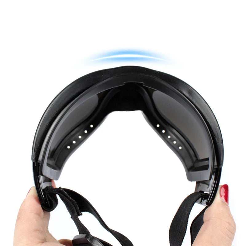Outdoor Dog Sunglasses UV Protection Windproof Goggles Pet Eye Wear Dog Swimming Skating Glasses Dog Grooming Glasses