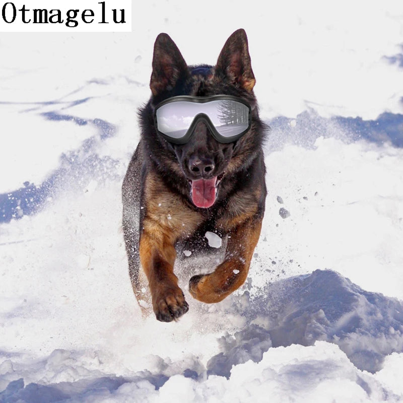 Outdoor Dog Sunglasses UV Protection Windproof Goggles Pet Eye Wear Dog Swimming Skating Glasses Dog Grooming Glasses