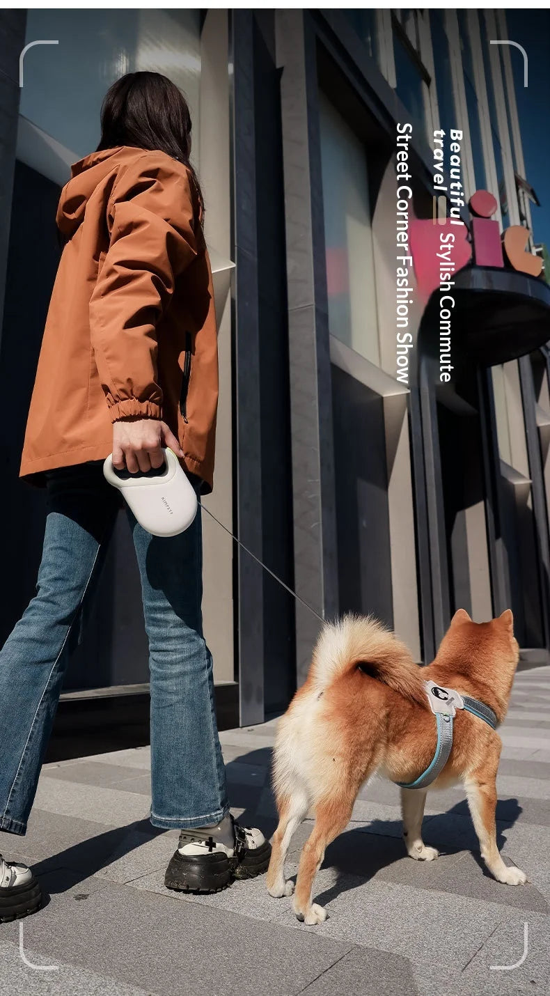Pet leash Telescopic controllable safety dog walking rope Cross-border spot wholesale Reflective rope Dog leash