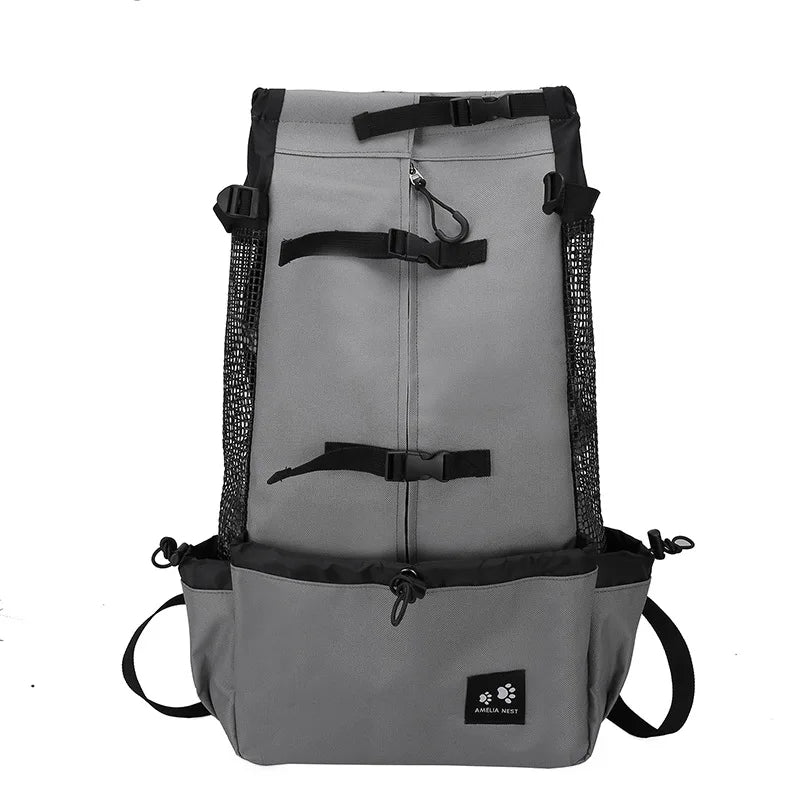 Strong Nylon Dog Carrier Backpack for Small Medium Dogs High Quality Breathable Cycling Backpack for Outdoor Travel Pet Supplies