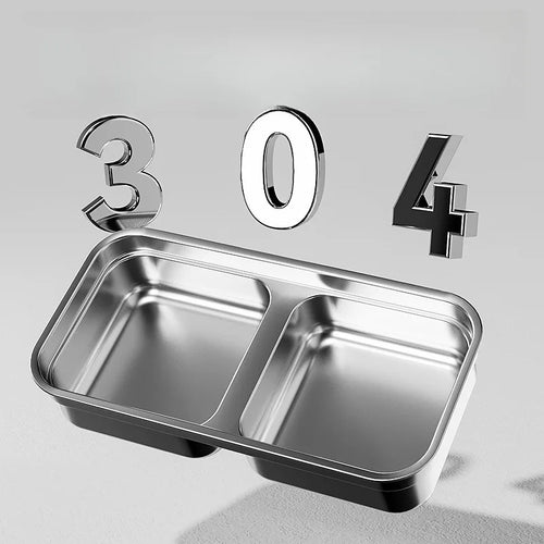 1pcs Stainless Steel Anti-Tip Pet Bowl for Dogs & Cats - Durable Food & Water Dish with Leak-Proof Feeding Bowl for Cats & Dogs