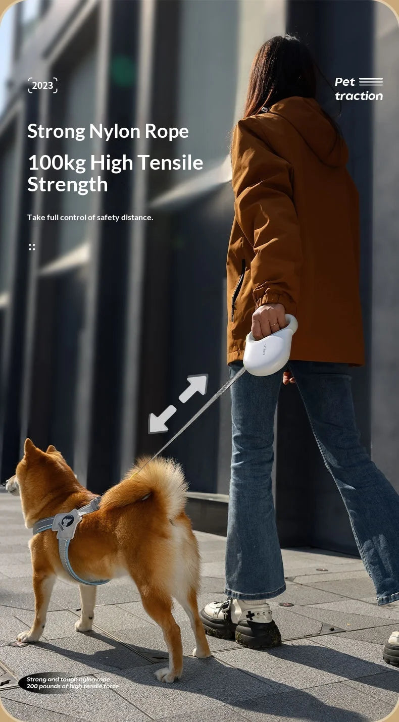 Pet leash Telescopic controllable safety dog walking rope Cross-border spot wholesale Reflective rope Dog leash