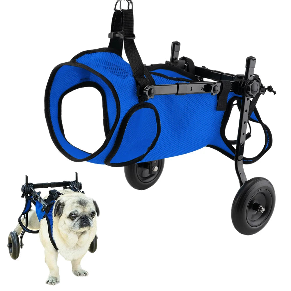 1Pcs Pet Wheelchair Cart Dog Rehabilitation Walking Aid Cart Hind Limb Paralysis Disabled Elderly Pet Walking Aid Cart