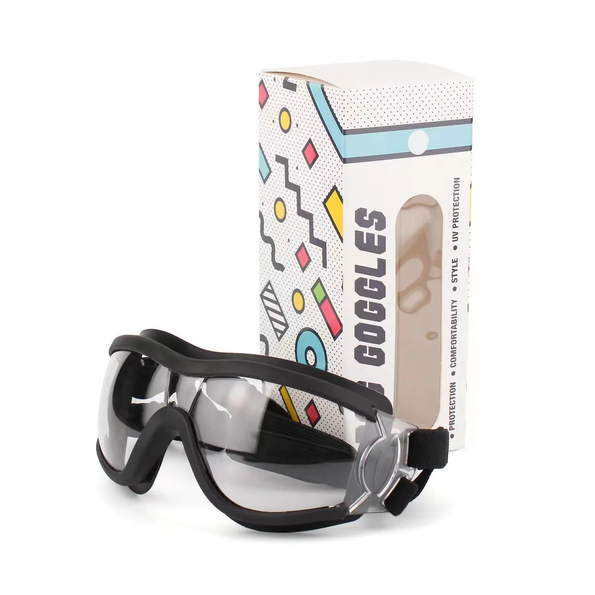 Outdoor Dog Sunglasses UV Protection Windproof Goggles Pet Eye Wear Dog Swimming Skating Glasses Dog Grooming Glasses