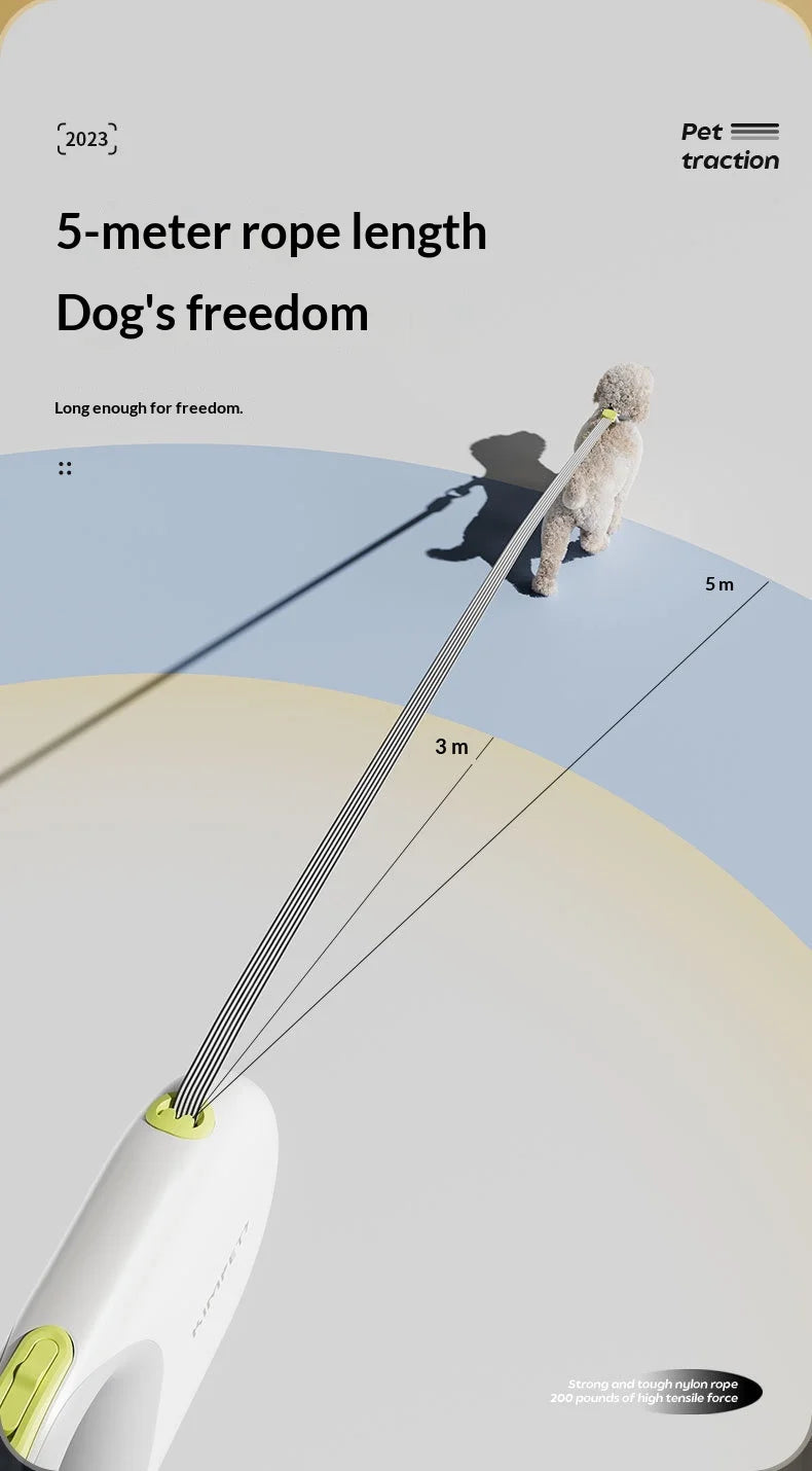 Pet leash Telescopic controllable safety dog walking rope Cross-border spot wholesale Reflective rope Dog leash