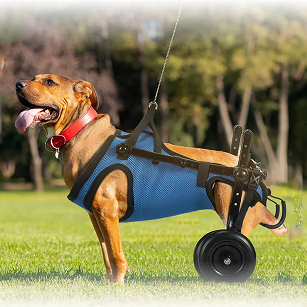 1Pcs Pet Wheelchair Cart Dog Rehabilitation Walking Aid Cart Hind Limb Paralysis Disabled Elderly Pet Walking Aid Cart